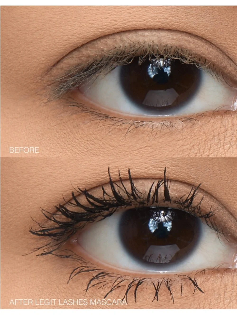 HUDA BEAUTY LEGIT LASHES Double-Ended Volumizing and Lengthening Mascara